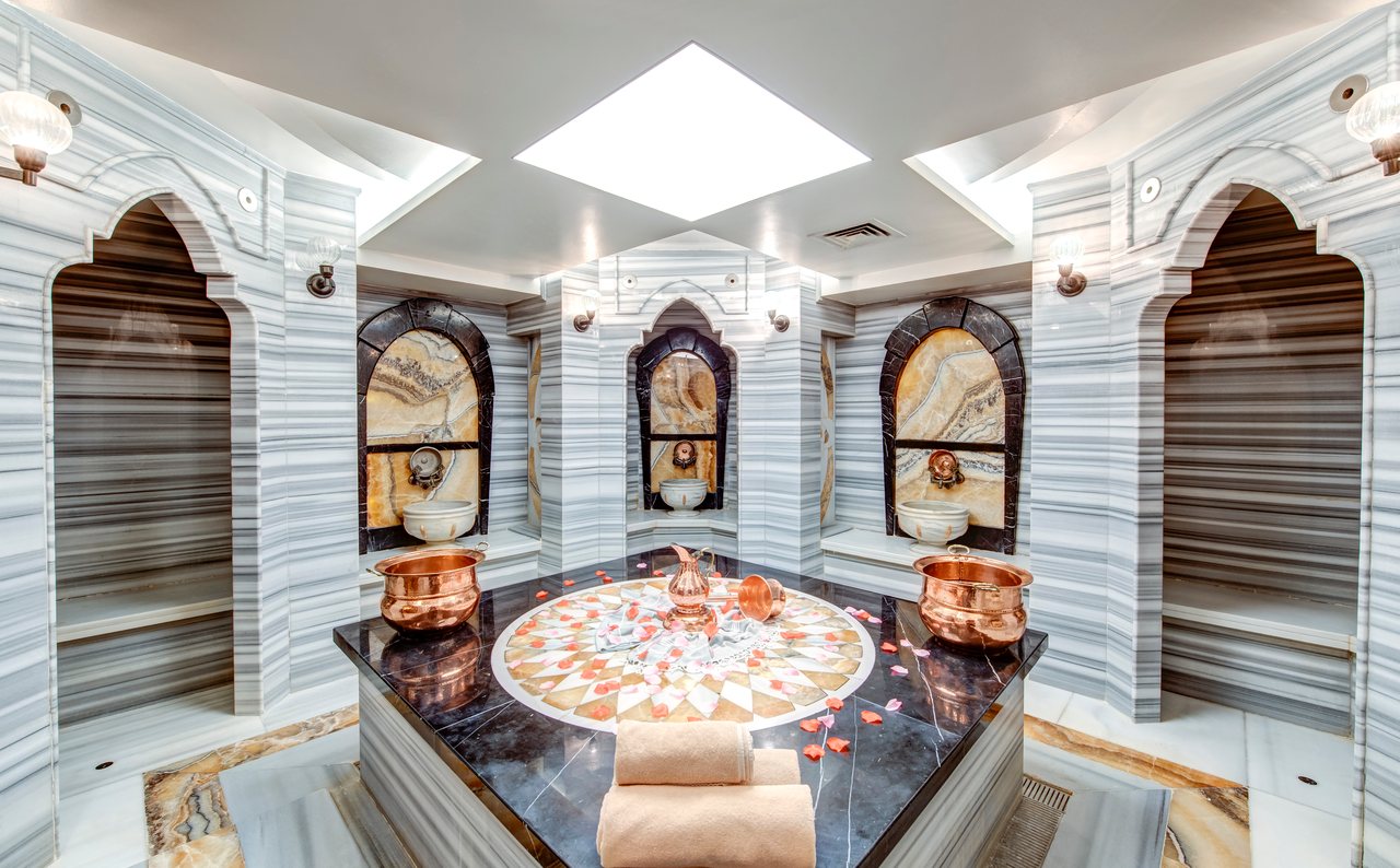 Elysium Spa aydınlık mermer hamam